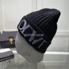 Högkvalitativ lowewe beanie hatt mode ull stickad hatt för kvinnor designer loewe beanie cap vinter kashmir vävd varm hatt för män födelsedagspresent