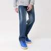 Jeans pour hommes 2024 Hommes Printemps Taille haute Tendance Mode Urbain Simple Harajuku Tempérament All-Match Ins Pantalon