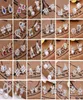 45 styles Creative Oree Strads Fashion Snowflake bière Crystal Rignestone Perle Stud Boucles d'oreilles EA080 288N5750001