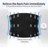 Waist Support Double Pull Back Lumbar Support Belt Waist Orthopedic Corset Men Women Spine Decompression Waist Trainer Brace Back Pain Relief 231212