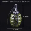 Hot Selling Creative Metal Grenade Large Simulation Prop Model Windproof Lighter Outdoor Portable Barbecue Cigar Gift for Men