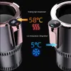 New Car Holder 2-In-1 Touch Screen Cooling Heating Car Cup Electric Cooling Beverage Drinks Cans with Temperature Display for Camping Travel