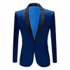 Men's Suits Year'S Gathering Year End Family Party Oversized Casual Mens Suit Rain Coat Front Man Tuxedo For Men Slim Fit