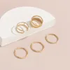 Klaster Pierścienie Prosty zestaw do ustawiki dla kobiet/dziewcząt modny knuckle pierścion