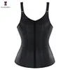 Waist Tummy Shaper Latex body slimming and shaping vest waist trainer sports abdominal sheath pattern steel belt bone back 231213