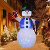 Nadmuchiwane bramkarze playhouse huśtawki 5ft bożonarodzeniowe zabawki Święty Mikołaj z pudełkiem podarunkowym LED LED LED Party Party Props Indoor Outdoor Year Decor 231212
