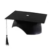 Bérets 2024 unisexe mat casquettes de remise des diplômes cérémonie de remise des diplômes Costume chapeau fournitures de fête