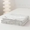 Couvertures 6 couches de coton gaze bébé couverture doux né serviette couette sieste adulte genou bureau couverture décontractée