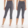 lu-331 Effen kleur Dames jogging yogabroek Hoge taille Uitlijning Sport Fitness Set Panty's Elastisch Fitness Dames buitensporten Yoga leggings Panty's