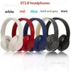 Kulaklıklar 3 Kablosuz Kulaklık Kablosuz Kulaklık ST3.0 Bluetooth Gürültü İptal Beat Beat For Spor kulaklık kafası Kablosuz mikrofon 648