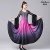 Stage Wear X2171 Lady Modern Dance Dress Social Dancer Costumes Latin Dancing Waltz Competition Performance