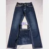 Mens True Jeans Calças Compridas Mens Linha Grossa super religião Jeans Roupas Homem Casual Lápis Azul Preto Calças Jeans CXG2308039