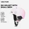 Casques de ski VECTOR casque de Ski sécurité intégralement moulé Snowboard casque moto amovible Ski neige mari hommes femmes enfant enfants 231212