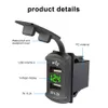 Ny annan Auto Electronics 5V 4.2A-billaddare Auto Adapter Watertät dammtät 12-24V biluttag Dual USB-portar Telefonladdare för iPhone Xiaomi Samsung