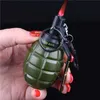 Hot Selling Creative Metal Grenade Large Simulation Prop Model Windproof Lighter Outdoor Portable Barbecue Cigar Gift for Men