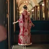 Etniska kläder traditionella bröllopsklänning Chinesestyle Unline plagg tung industri xiuhe kostym kinesisk brud drake phoenix 231212