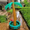 Springkussens Speelhuisje Schommels Hawaii Serie Grote Kokosnoot Palmboom Drankenkoeler Ijsemmer voor Zandstrand Feestdecoratie Benodigdheden Zwembadspeelgoed 231212