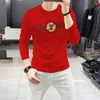 2023 Nova marca de verão moda designer camisetas para homens tops carta de luxo quente broca homens mulheres roupas de manga comprida camisa das mulheres tamanho M-4XL