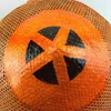 Cappelli a tesa larga Cappello cinese tradizionale in rattan a cono per esterni resistente al sole per adolescenti unisex