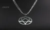 Best price Punk jewelry Him Necklace Stainless Steel Hearram Pendant Merch Logo Symbol Silver 4mm 24" curb Chain9020291