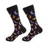 Men's Socks Funny Cotton Blend Autumn Winter SoftCalf Casual Birthday Gift Men Food Pattern Keep Warm Adults Fashion Elastic