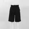 Shorts pour femmes Jyate 2023 unisexe style minimaliste noir taille haute à la mode simple pantalons décontractés vêtements d'été en vrac