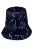 Berets Cinessd 2022 Homens Mulheres Verão Música Notas Treble Clef Bucket Hat Bob Fisherman Outdoor Travel Sun Visor Moda Panama4071694