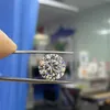 Meisidian 0 1-10 Carat D VVS1 Loose Gemstone Grown Moissanite Full Iced Out Diamond For Hip Hop Watch Making H1015273g