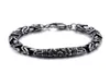 Link Chain Fashion Vintage Style Viking Bracelet Pols Silver Color Charm Skull For Men Jewelry1957741