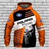 Moletom com capuz masculino 2023 Polaris Racing Rzr Snowmobile Moda Casual Zip Hoodie Top e Jaqueta Com Capuz Primavera Outono Feminino 231213