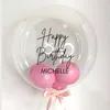 Party Supplies 1Pc Personalized Balloon Decal Name Stickers Custom Birthday Bridal Shower Wedding Event Baby Favor Sticker