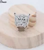 Donia bijoux bague de luxe mode tête de tigre cuivre incrusté zircon européen et américain créatif femme fait à la main cadeau de créateur wit8145449