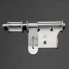 Door Locks Stainless Steel Antitheft Left and Right Bolts with Heavy Gate Lock Shed 231212