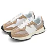 New 327 Casual Shoes Women Mens 327s Designer Sneakers Black White Grey Blue Bean Milk Light Camel White Jogging Walking Sport Trainers Have Size 36-45