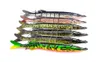 1 pz di Grandi Dimensioni 6 Colori Più Nuovo Multi Snodato Bass Esche Da Pesca In Plastica Swimbait Lavello Ganci Affrontare 207 cm 66g7241656