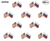 USA Russia Friendshion Brooches Lapel Pin Flag Badge Brooch PinsバッジXY028948608998