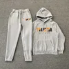 Trapstar moletom com capuz masculino, agasalho completo com capuz masculino Nake Tech Trapstar ternos esportivos terno com zíper calças moletom calças jogging tamanho S-XL