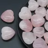 Autres 12pcs cristal de guérison naturelle quartz rose coeur amour pierres de souci ensemble en vrac poli poche paume pouce pierres précieuses chakra Balan223f