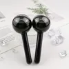 New Style Black Facial Ice Globes Gift Box Set Cryo Glass Ice Globe Massage Tool Face Lift Massager Home Use Beauty Products