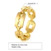 رنين رجال رنين حلاقة حلاقة حلبة. 14K الذهب الأصفر للجنسين بلايد رينج المجوهرات للرجال المصمم النسائي الأصل الأصل