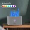 Diffusers voor etherische oliën Luchtbevochtiger Gebruik elektrische luchtbevochtiger Geurverspreider Essentiële olie Vlamgeurverspreider Cool Mist Maker met LED voor thuis 180ML 231213