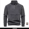 Felpe con cappuccio da uomo Felpe AIOPESON marchio di qualità addensato giacca in pile caldo per uomo cerniera collo pullover felpa da uomo soft shell giacca da uomo J231213