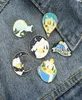 Sky Mountain Shape Alloy Brooches Coffee Moon Explore Camping Model Pins Balloon Circle Backpack Hat Badge Jewelry Whole Acces3836254