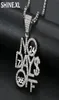 Ожерелье из микро-асфальтированного кубического циркона с надписью «Нет выходного», латунь, золото, посеребрение, мужские ювелирные изделия в стиле хип-хоп, Gift4322019