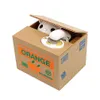 Storage Boxes Bins Zk30 Mated Panda Catdog Steal Coin Bank Money Saving Box Electronic Piggy Banks Kids Gift Home Decor Cute Drop Dhqbe