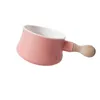 Dinnerware Sets Pot Enamel Milk Noodle Bowl Warmer Small Sauce Pan Cereal Ceramic Bowls Mini Soup Melting Butter Salad Cookware Coffee