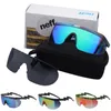 Whole- With Packing Fashion vintage Sunglasses Women Street Neff Sunglasses Men 2 Piece Lense Gafas De Sol De1285J