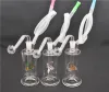 Mini Glass Oil Burner Bong Water Pipes med återvinnare Dab Rig Hand Bongs Tjock Pyrex Glass Bägare Bong med 10 mm oljebrännare rör och slang ZZ