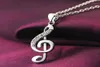 Цепочки OTOKY 2021, модные украшения, шикарные скрипичные ключи, музыкальная нота, подвеска-подвеска, ожерелье, подарок, мюзикл для женщин, аксессуары Femme17025078