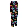 Pantalon femme coloré flamant imprimé Jogger dames Animal Art maison pantalons de survêtement motif de printemps Streetwear grande taille pantalon idée cadeau